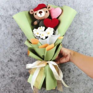 Crochet NS Bear Bouquet - Commando